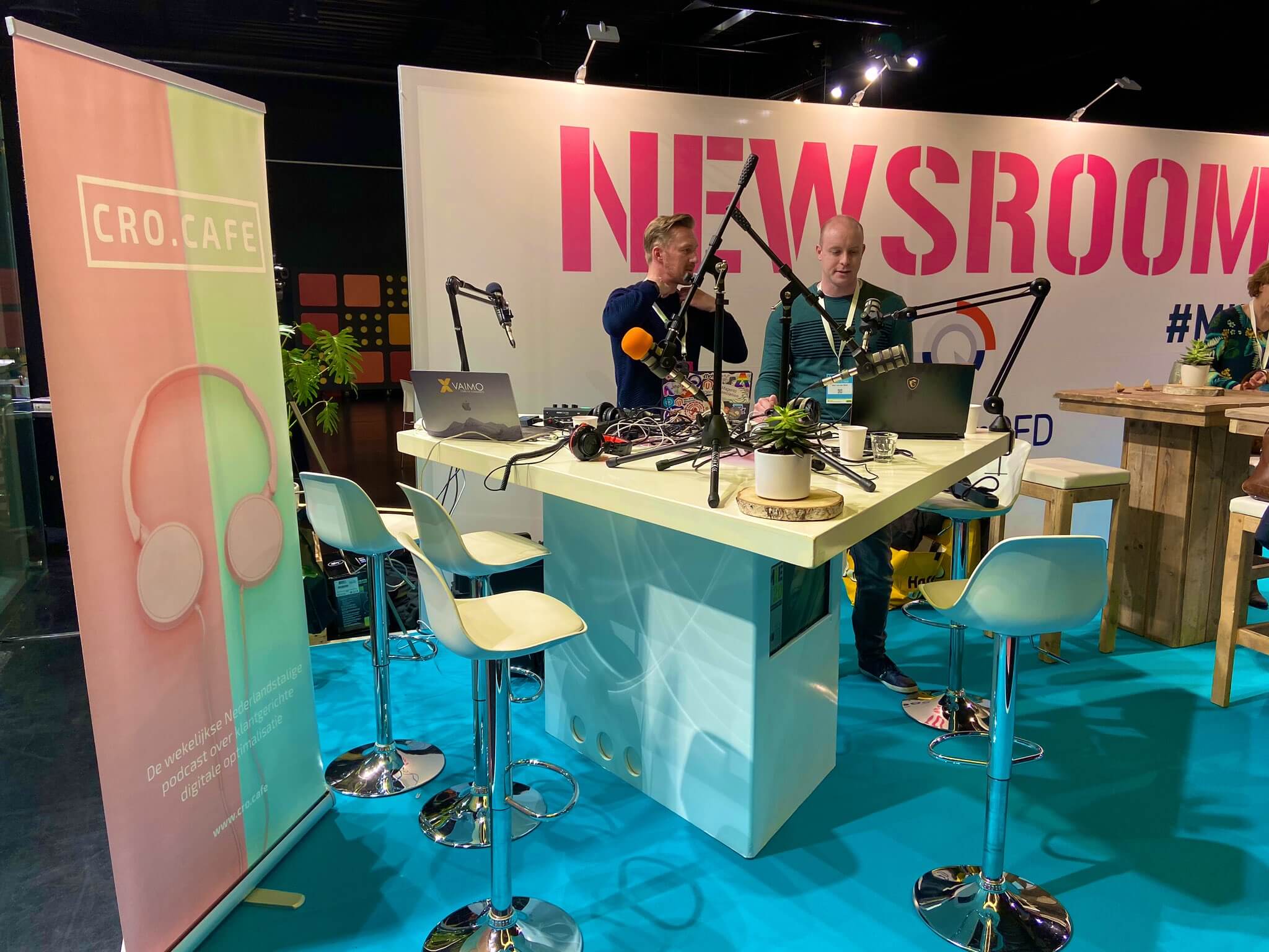 Networking after recording session